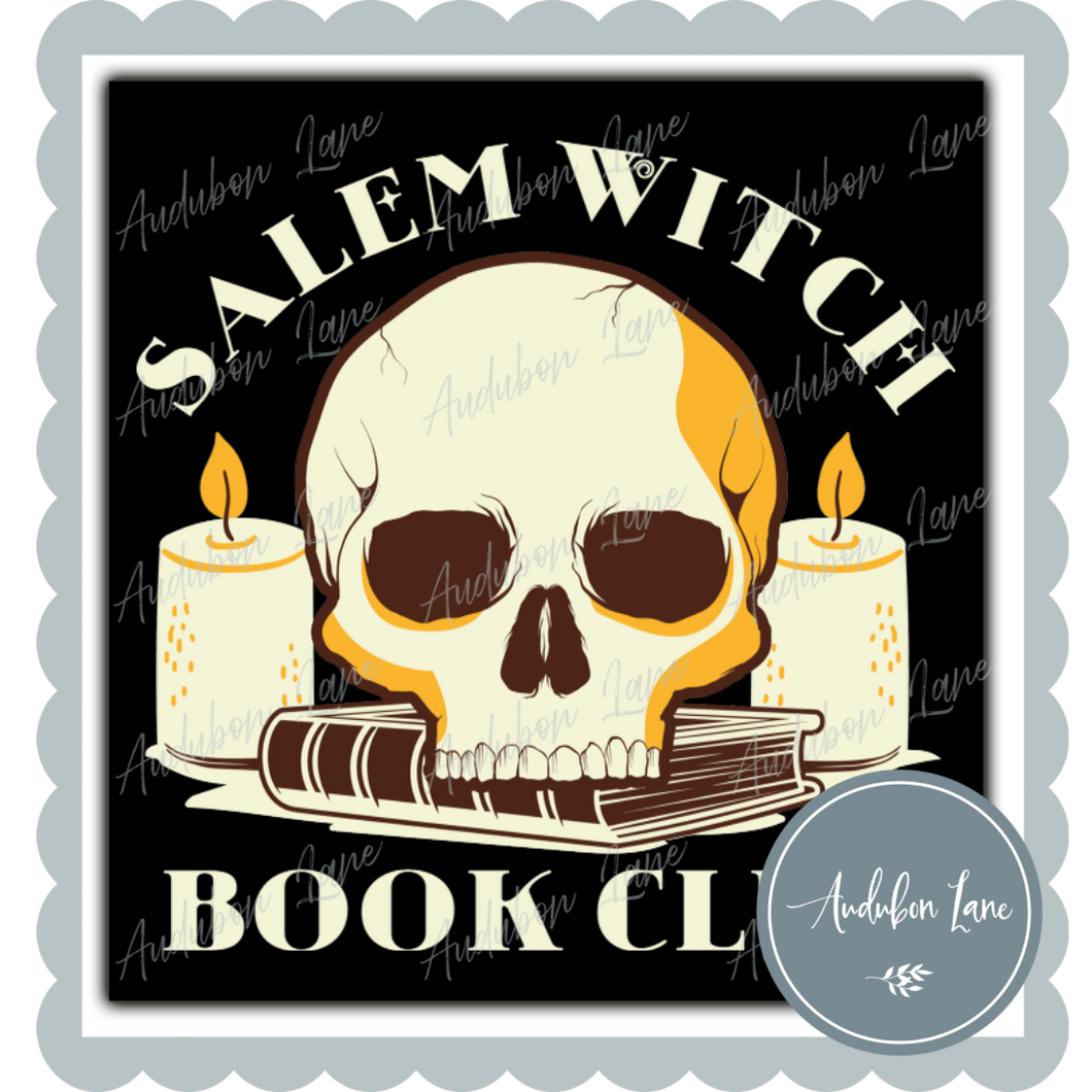 Salem Witch Book Club Ready To Press DTF Transfer