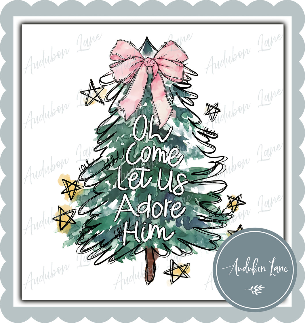 O Come Let Us Adore Him Christmas Tree