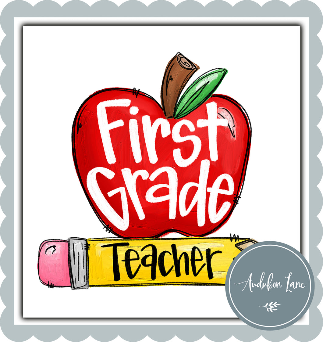 Apple First Grade Teacher