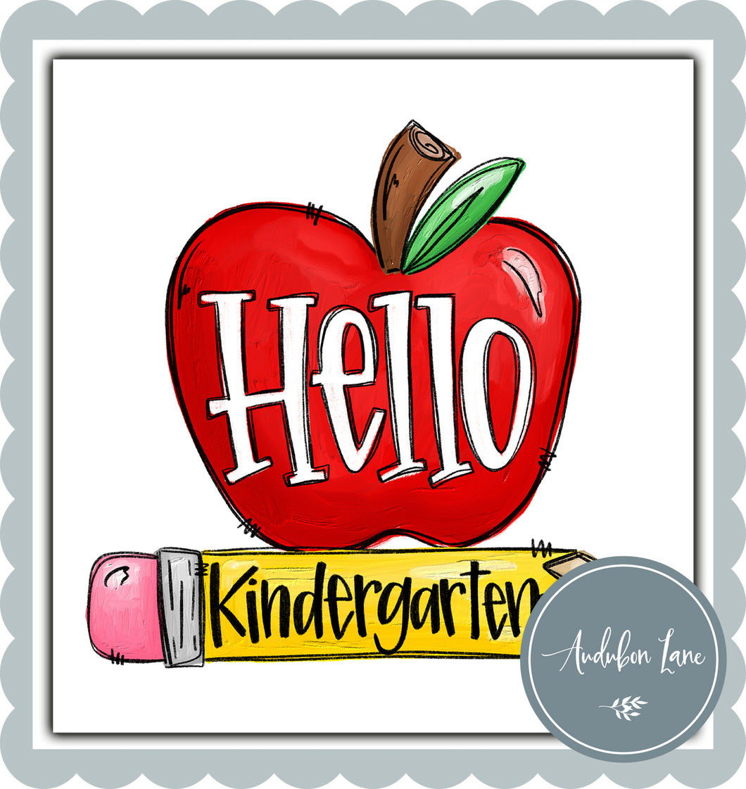 Apple Hello Kindergarten Student