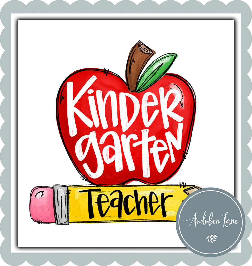 Apple Kindergarten Teacher