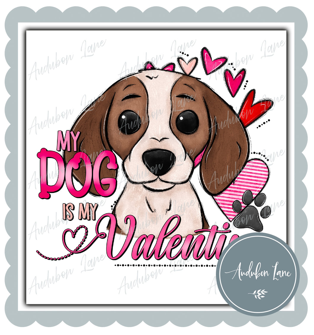 Valentine Beagle Dog