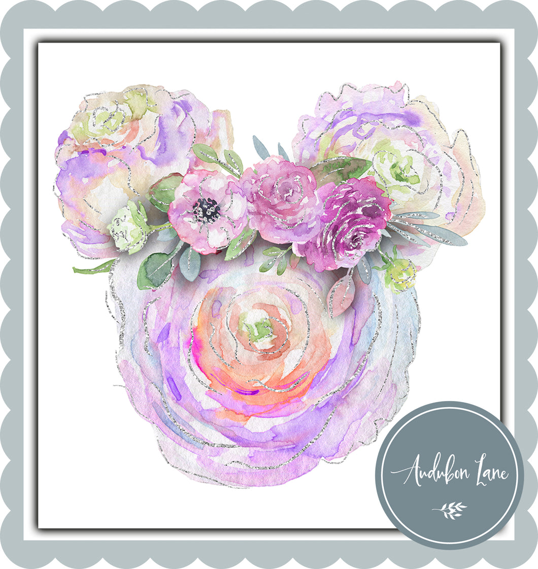 Flower Watercolor Ears