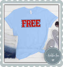 Load image into Gallery viewer, Faux Embroidery &amp; Chenille with the Word Free
