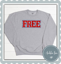 Load image into Gallery viewer, Faux Embroidery &amp; Chenille with the Word Free
