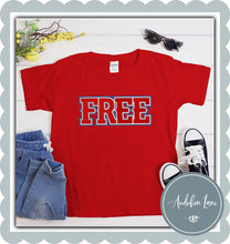 Load image into Gallery viewer, Faux Embroidery &amp; Chenille with the Word Free
