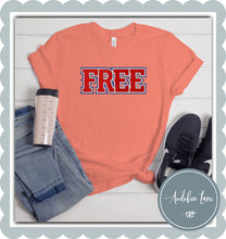 Load image into Gallery viewer, Faux Embroidery &amp; Chenille with the Word Free
