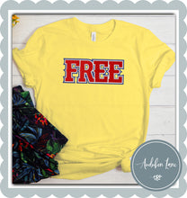 Load image into Gallery viewer, Faux Embroidery &amp; Chenille with the Word Free
