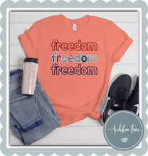 Load image into Gallery viewer, Freedom Triple Fauxbroidery &amp; Glitter
