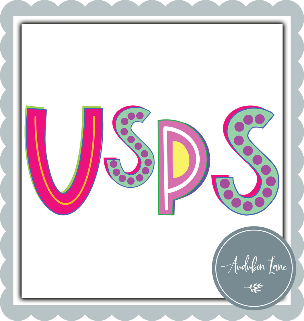 Funky Letter USPS