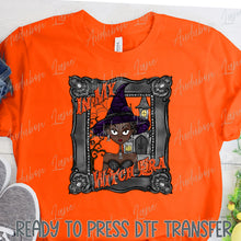 Load image into Gallery viewer, Halloween In My Witch Era Cocoa Version Ready To Press DTF Transfer
