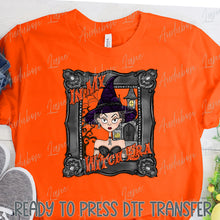 Load image into Gallery viewer, Halloween In My Witch Era Cream Version Ready To Press DTF Transfer
