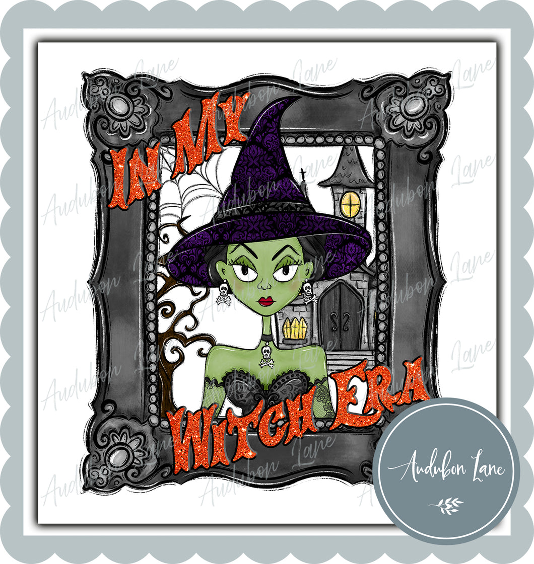 Halloween In My Witch Era Green Version Ready To Press DTF Transfer