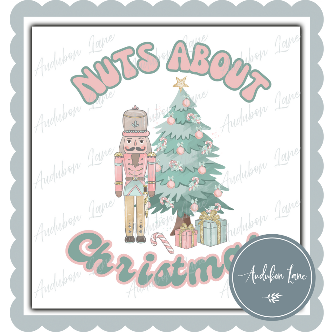 Nuts About Christmas Pastel Ready To Press DTF Transfer