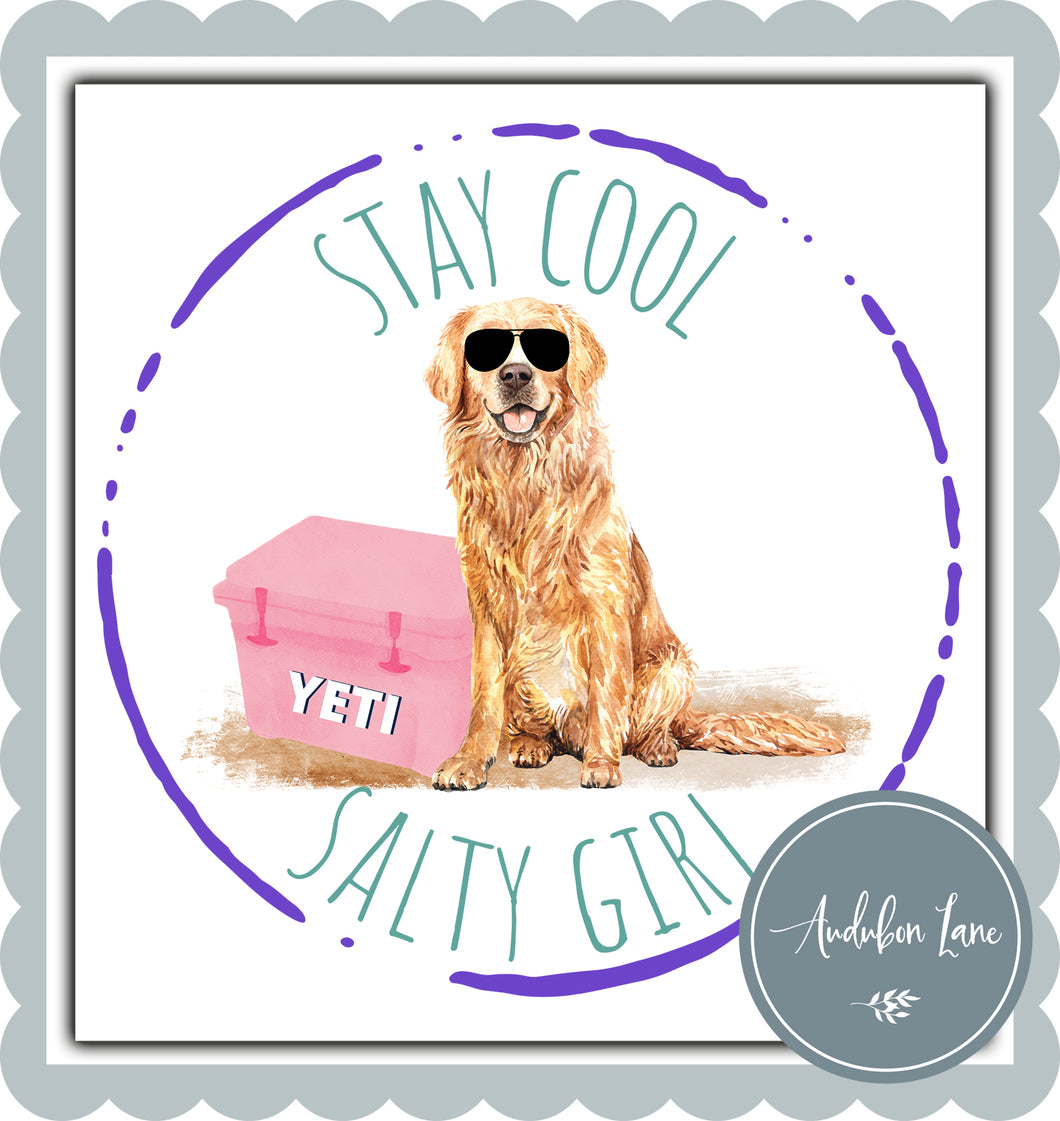 Stay Cool Salty Girl Dog