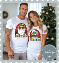 Load image into Gallery viewer, Retro Peace on Earth Cream Mrs Claus Print Ready To Press DTF Transfer
