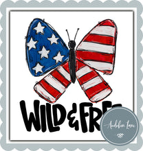 Load image into Gallery viewer, Wild and Free Doodle Butterfly
