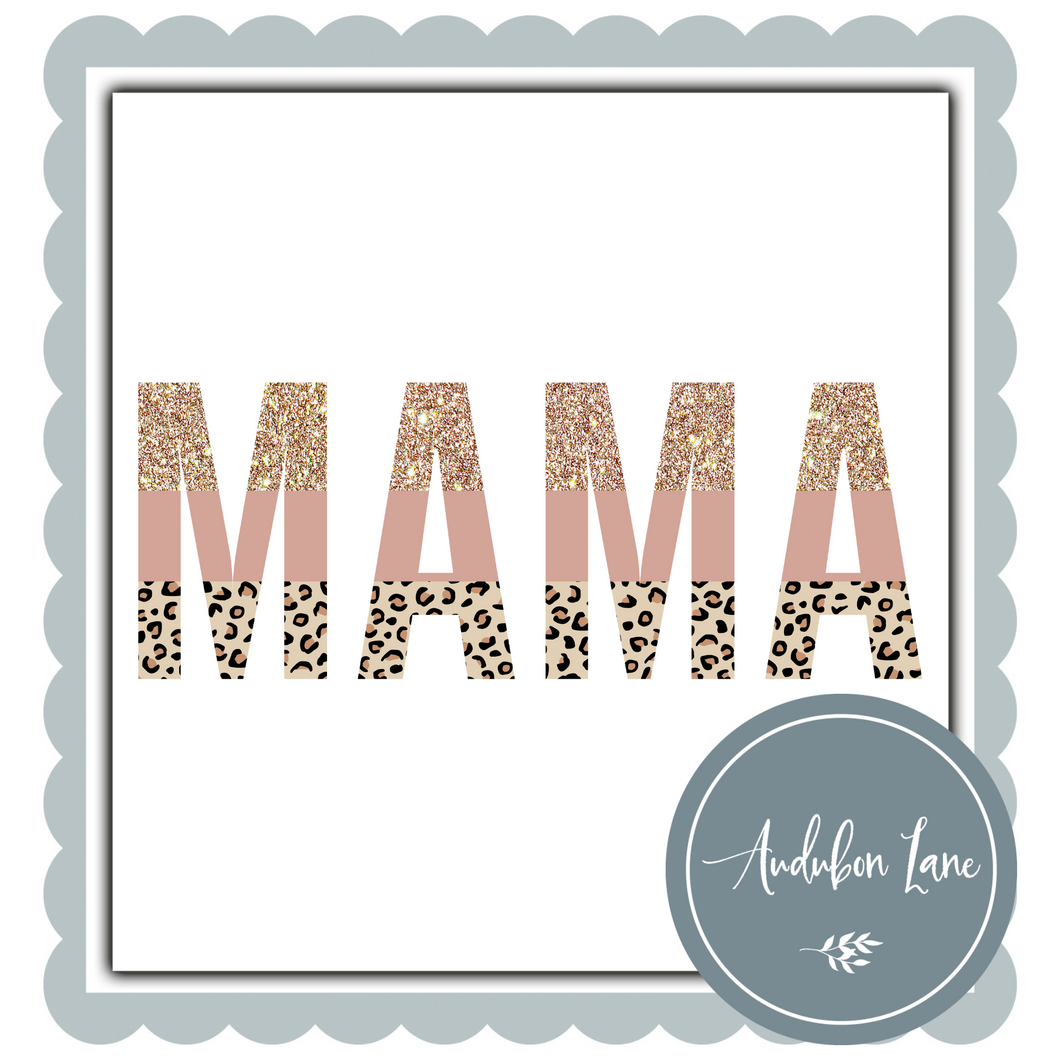 Glitter and Leopard Mama