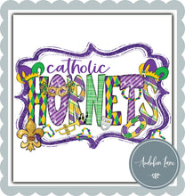 Load image into Gallery viewer, Hornets Mardi Gras - Custom Mascot
