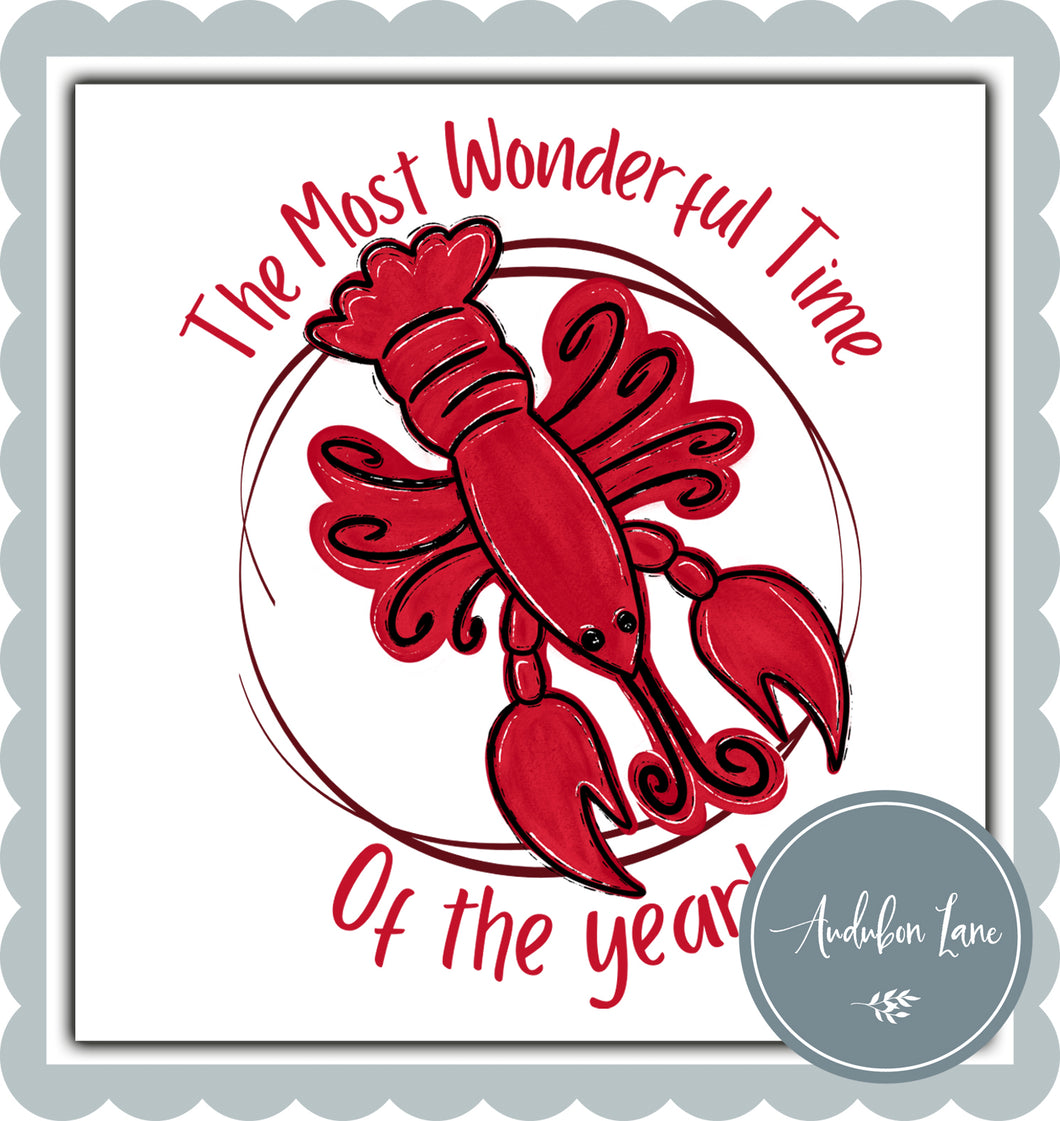 Most Wonderful Time of the Year Crawfish (Red)