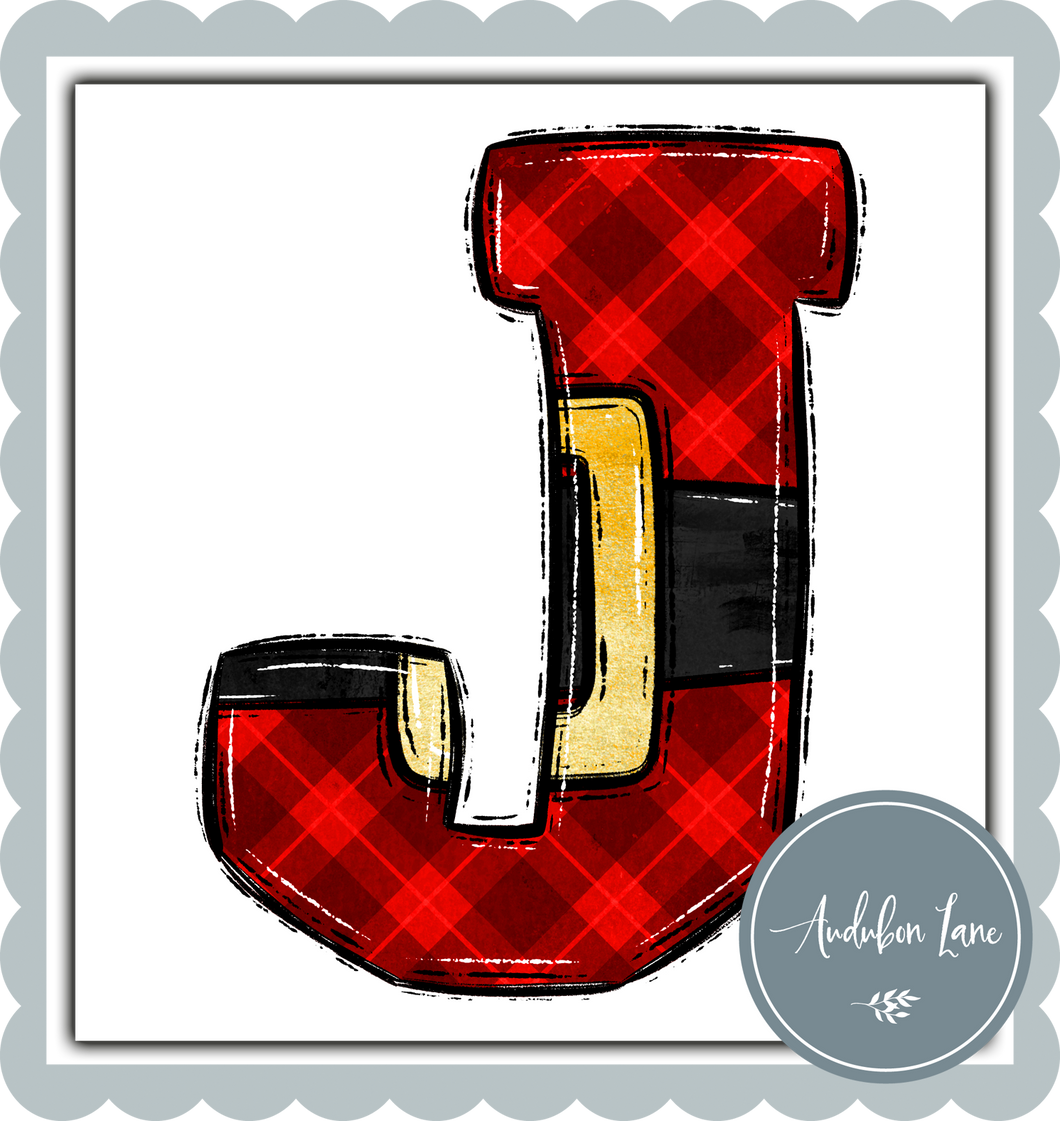 Santa Christmas Letter J