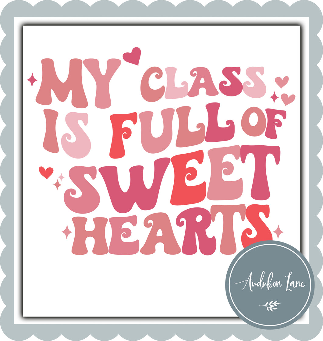 My Class is Full of Sweethearts (Words Only)