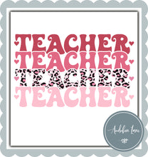Load image into Gallery viewer, Teacher (Valentines with Leopard Print)

